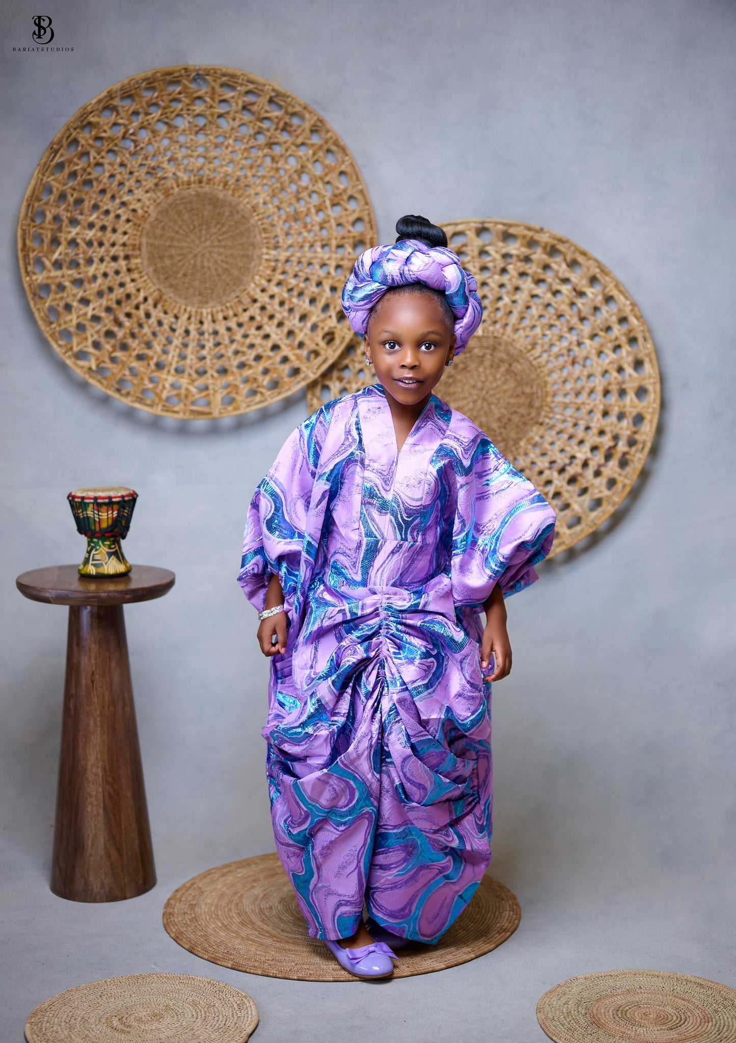 Children's Purple Dream Kaftan