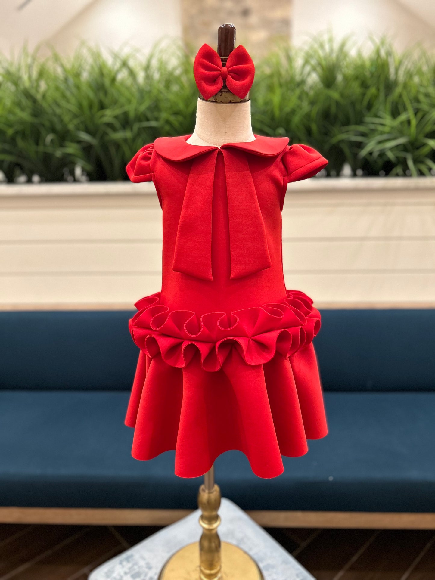 Holiday Cutesy Dress | Luxury Holiday Toddler Dress