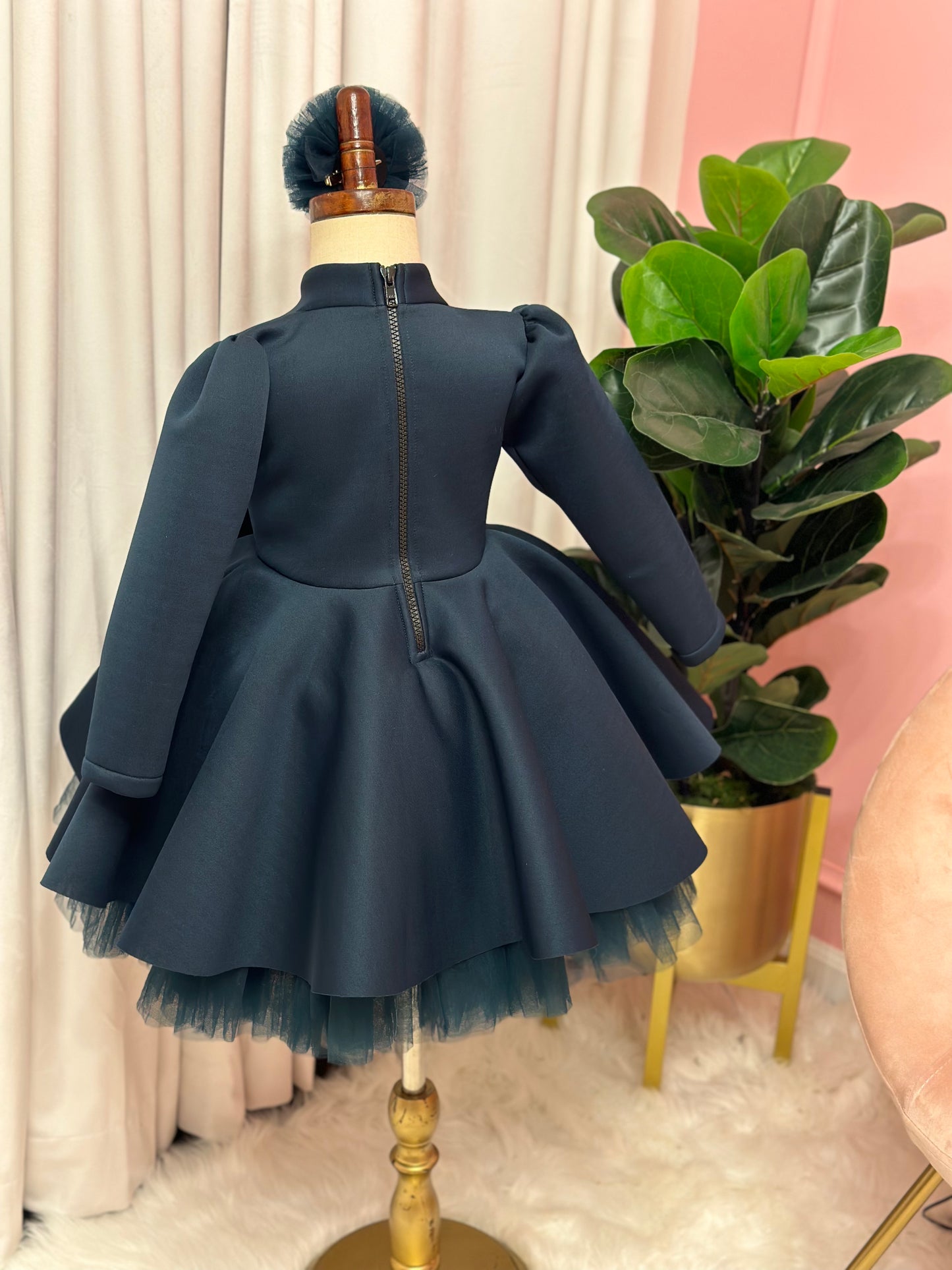 Emerald Green First Lady Dress | Luxury Holiday Toddler Dress