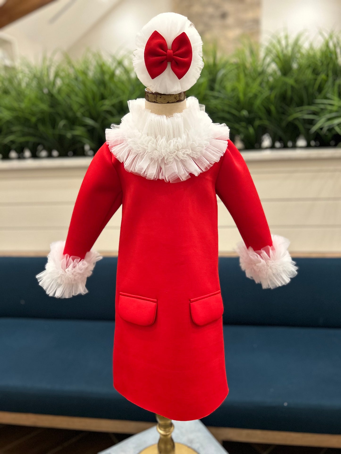 Peppermint Princess Dress | Luxury Holiday Toddler Dress