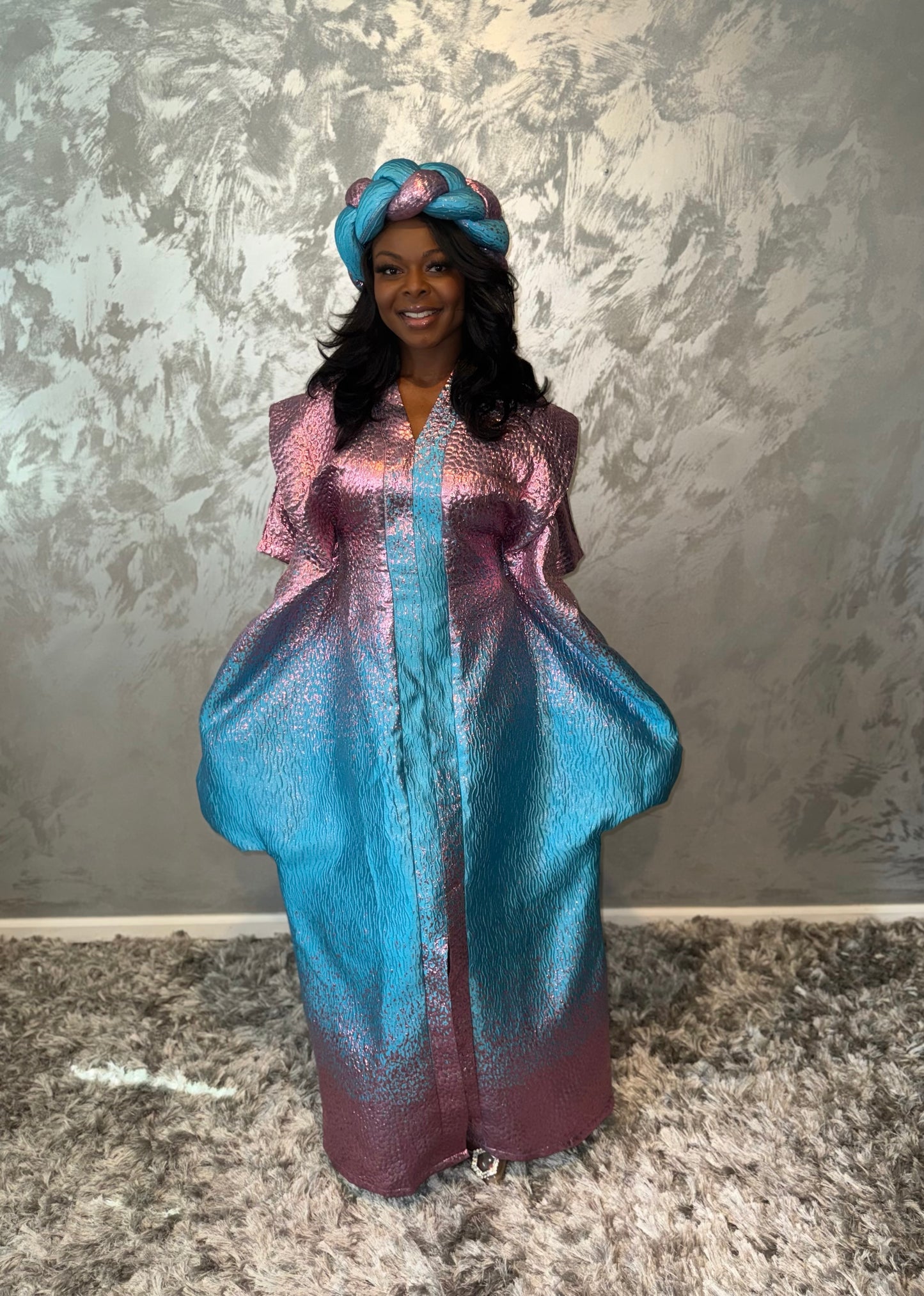 Adult Radiant Two Tone Kaftan