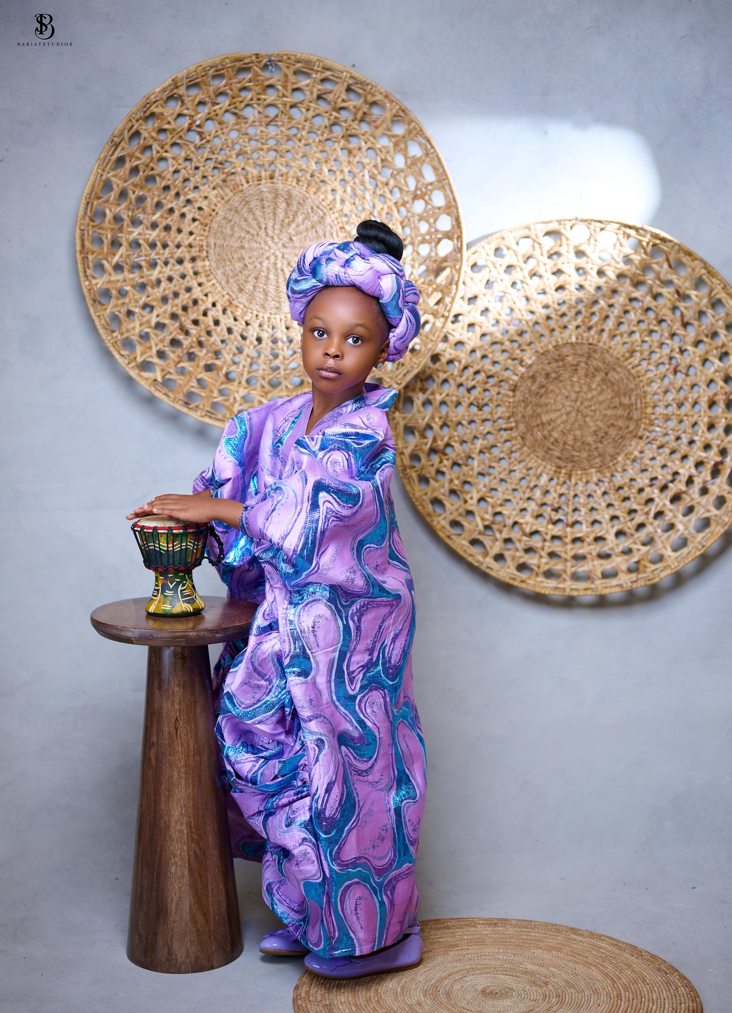 Children's Purple Dream Kaftan