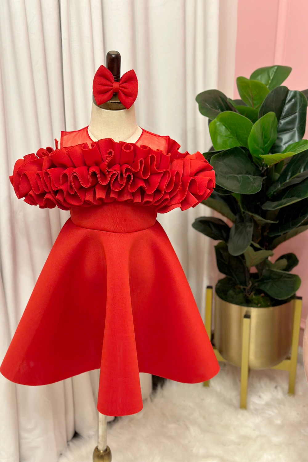 Noel Dress | Luxury Holiday Toddler Dress