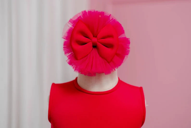 Fuchsia Pink Tulle Toddler Dress