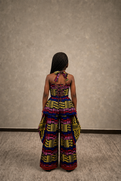 Girls’ Ara Multicolor African Print Two-Piece Set