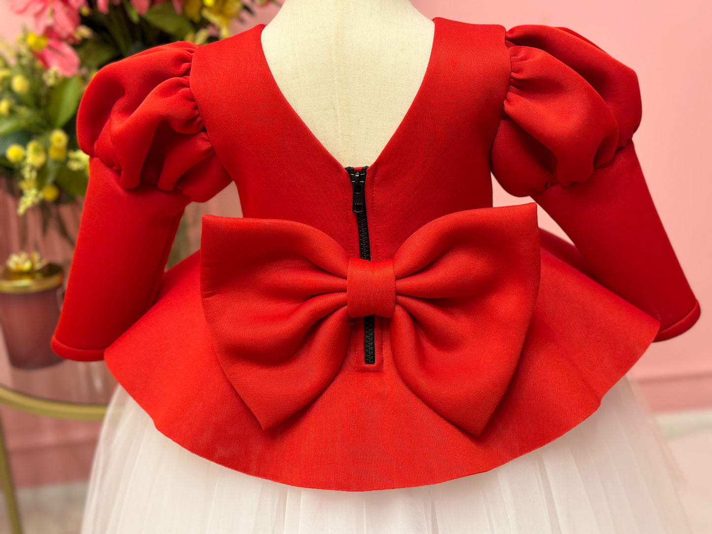 PRE-ORDER Angelic Dress | Luxury Holiday Girl Dress 7-10