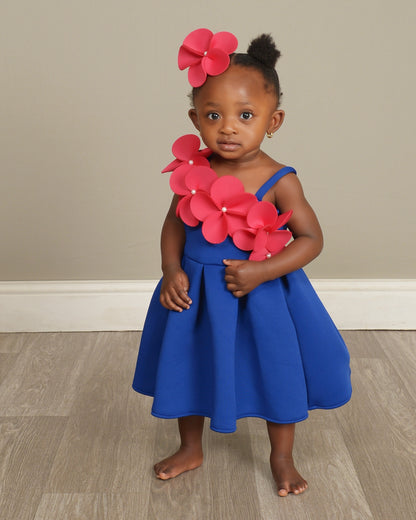 Primrose- One shoulder flower girl dress