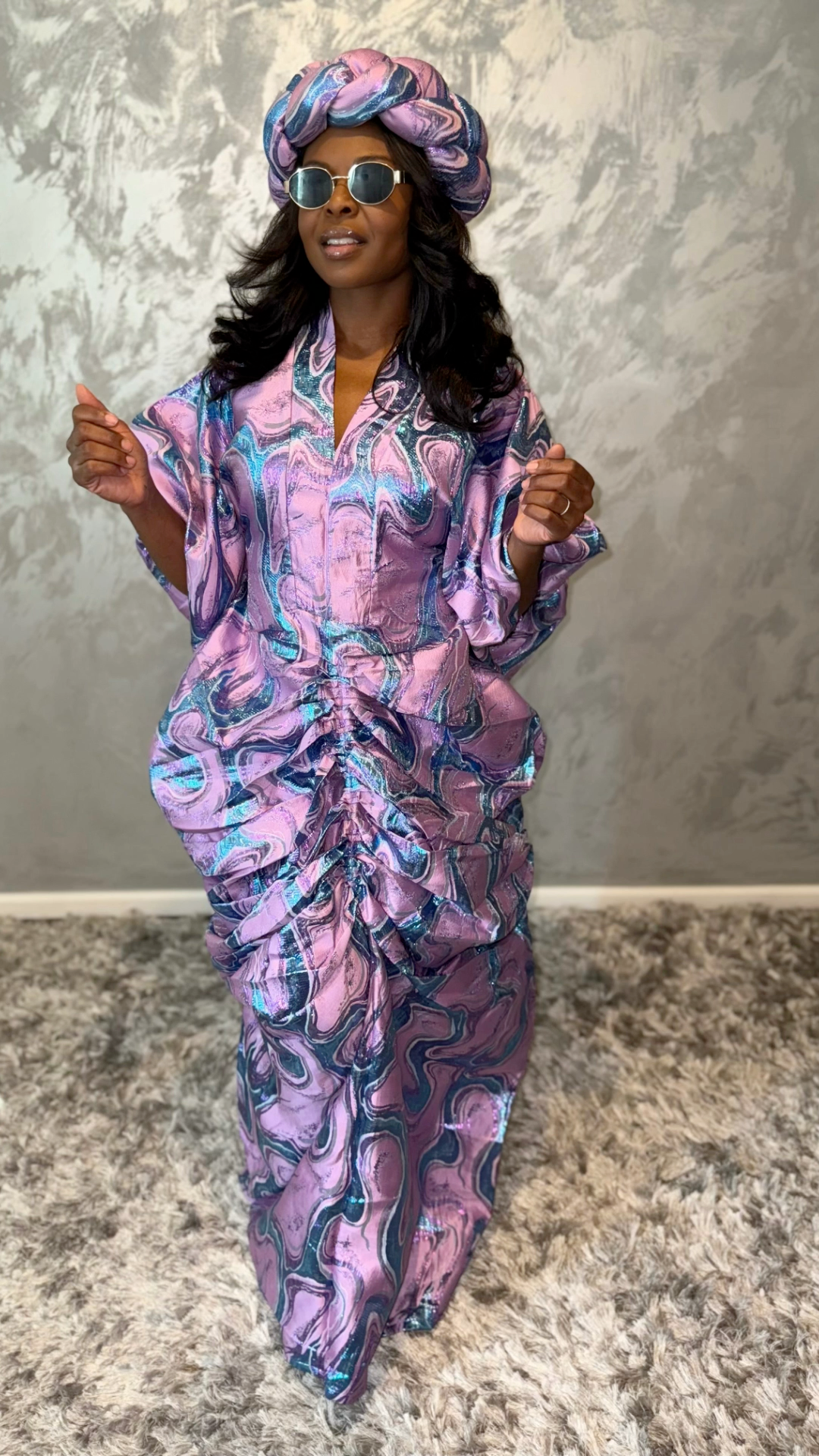 Adult Purple Radiance Kaftan