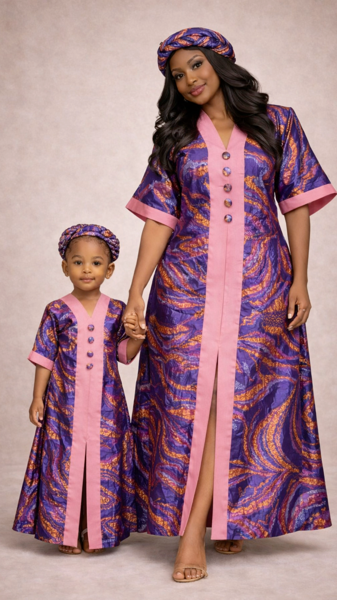 Adult Royal Metallic Kaftan