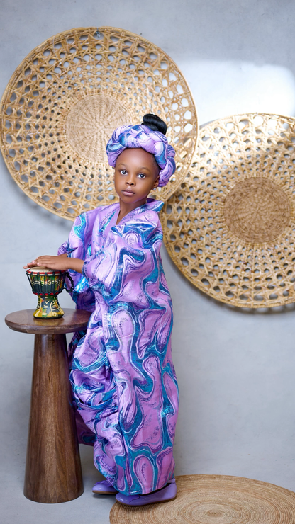 Children's Purple Dream Kaftan