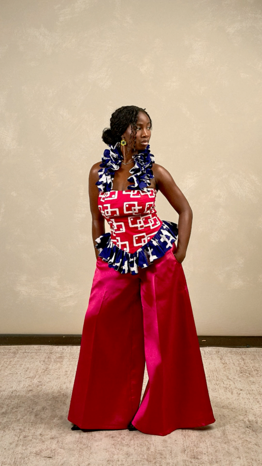 Women’s Ayaba African Print Two-Piece Set