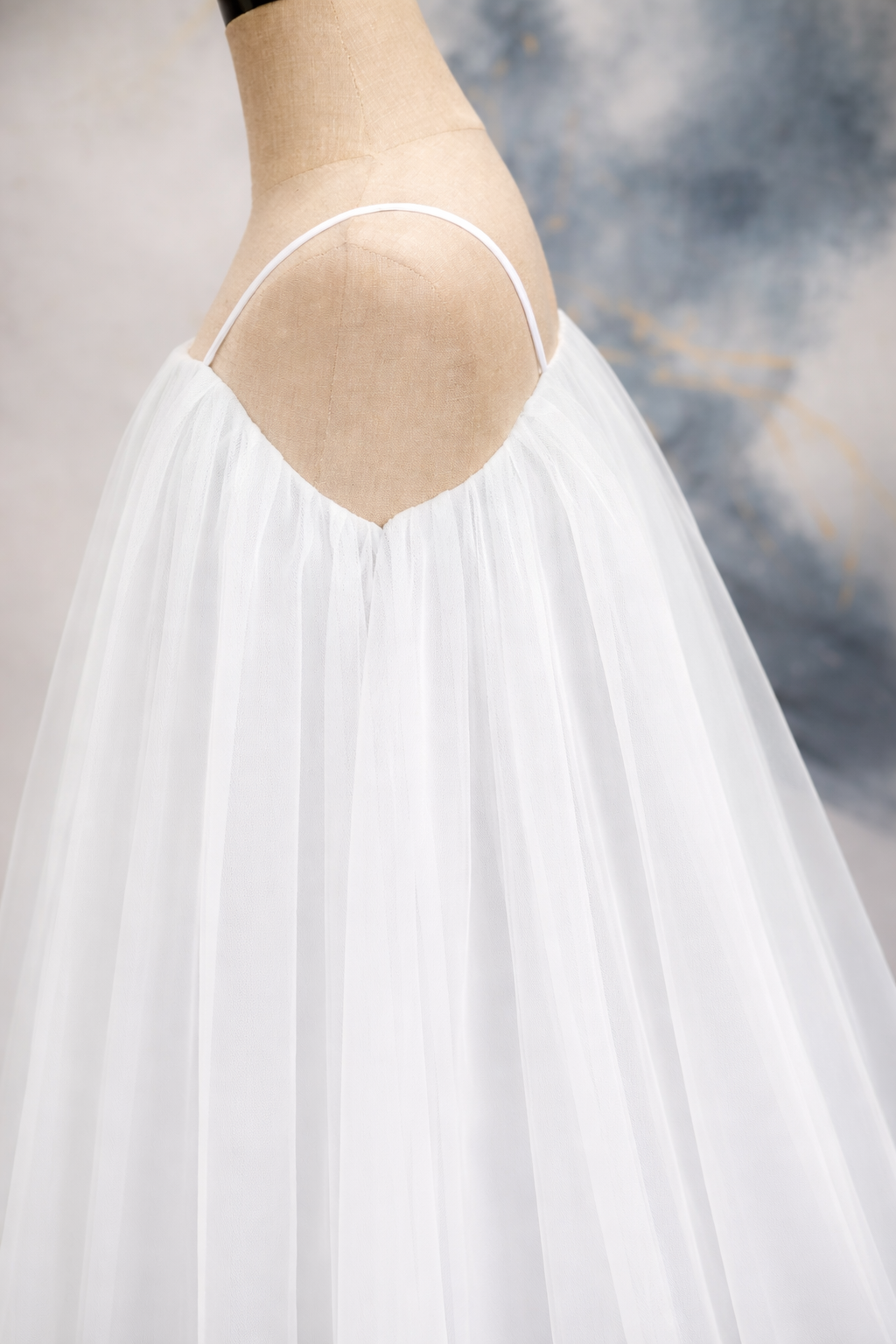 🌸 The Blush Petal Dress- White
