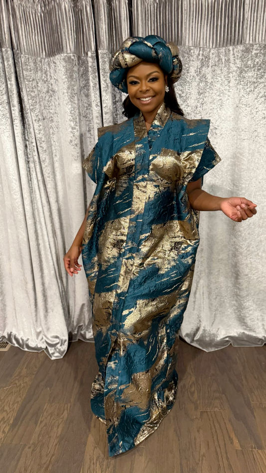 Mommy Emerald Radiance Kaftan