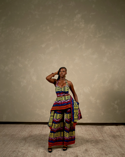 The Women’s Ara Multicolor African Print Top