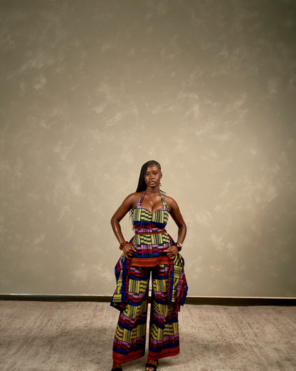 The Women’s Ara Multicolor African Print Top