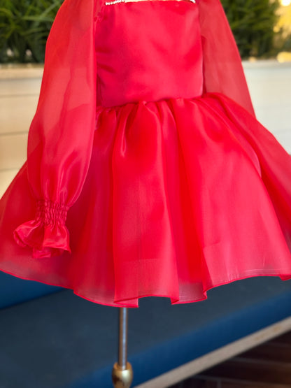PRE-ORDER The Red Belle Dress — Red Children’s Christmas Dress