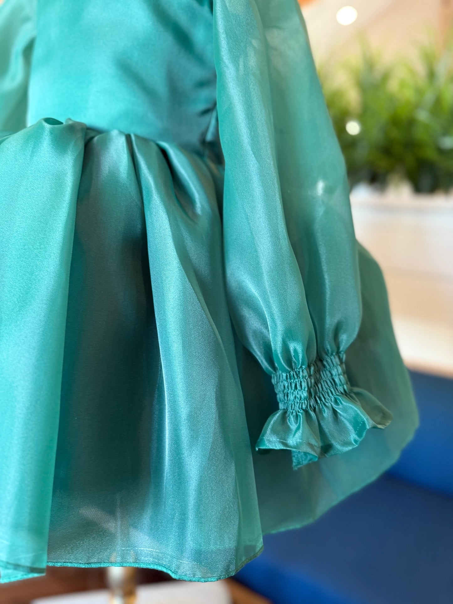 PRE-ORDER The Emerald Belle Dress — Emerald Green Children’s Christmas Dress