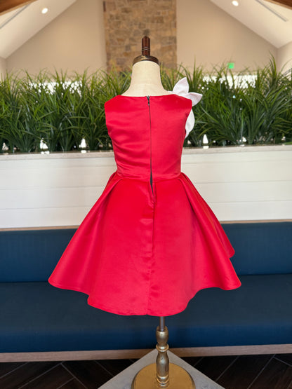 PRE-ORDER The Winter Rose Dress —  Children’s Red Holiday Dress